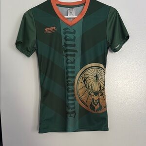 Jagermeister Green and Orange Jersey with Iconic Logo
